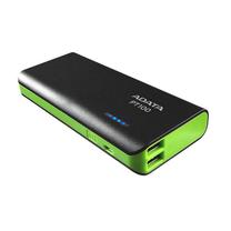 Lādētājs-akumulators (Power bank) Adata PT100, 10000 mAh, melna krās./zaļa krās.