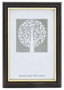 Nuotraukų rėmelis ECO 1301111, 15 cm x 21 cm, aukso sp./tamsiai ruda sp.