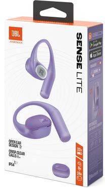 Belaidės ausinės JBL Sense Lite JBLSENSELITEPUR, violetinė sp.