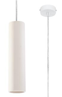 Valgusti rippuv Sollux Nancy 314, GU10, 1 x 40 W, valge v. / valge v.