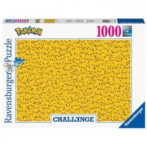 Dėlionė Ravensburger Pikachu Challenge, 28.5 cm x 57 cm, 1000 vnt., geltona sp.