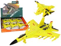 Žaislinis lėktuvas Lean Toys, 1:72, geltona sp.