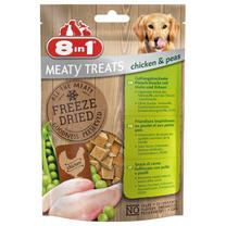 Skanėstas šunims 8in1 Meaty Treats Chicken & Peas, vištiena, 0.05 kg