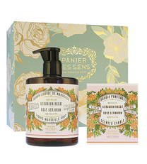Dāvanu komplekts sievietēm Panier Des Sens Rose Geranium