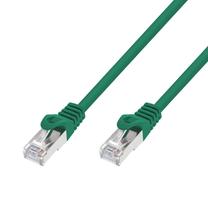 Сетевой кабель Extralink 38756 S/FTP, S/FTP, 1 м, зеленый цв.