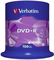 Ierakstāms kompaktdisks Verbatim, 4.7 GB, 100gab.