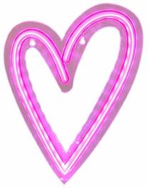 Dekoracija "širdis" SBS Love Mode On su LED apšvietimu, 26 cm, rožinė sp.