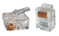 Gembird MP-6P6C Modular Plug MP-6P6 Gold Plated 100 pcs