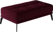Pufas Torrense Mat Velvet 68, tamsiai violetinė sp., 75 cm x 140 cm x 45 cm