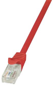 Laidas Logilink CAT 6 U/UTP RJ-45 8P8C, RJ-45 8P8C, 2 m, raudona sp.