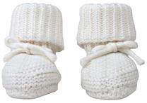 Детские тапочки, классическая, для младенцев Lodger Slipper Knit Cloud Dancer, белый цв., 0-6 месяца