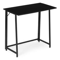 Saliekams rakstāmgalds ModernHome Loft Style, 80 cm x 45 cm, 76 cm, melna krās.