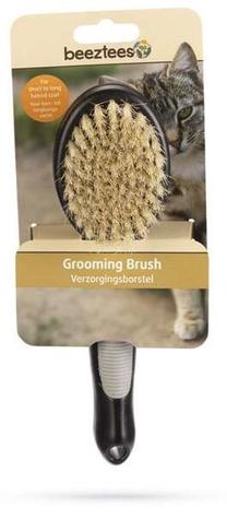 Ķemme kaķiem Beeztees Grooming Brush 470116, melna krās./pelēka krās.