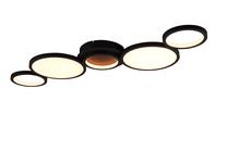 Lampa griesti Trio Salsa 626710532, LED, 2300 - 4000 °K, 1 x 46 W, melna krās. / melna krās.