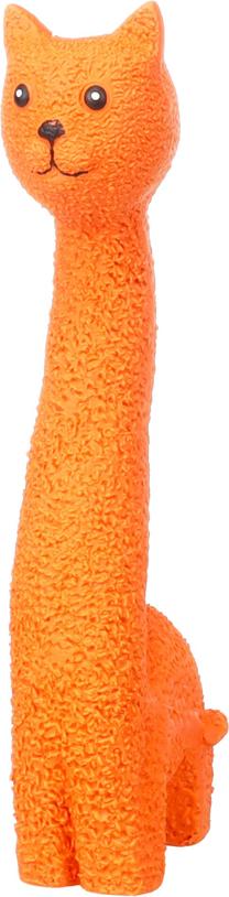 Rotaļlieta sunim, graužammanta suņiem Flamingo Chicha Cat 525795, 4.6 cm, oranža krās.