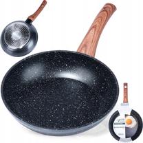 Praepann Vilde Black&Wood, Ø 20 cm, alumiinium