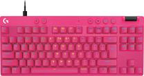 Laidinė žaidimų klaviatūra Logitech G Pro X TKL Rapid 920-013253 Magnetic Analog, Anglų (US), rožinė sp.