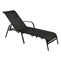 Lauko gultas Luna, juoda sp., 192 cm x 55 cm x 72 cm