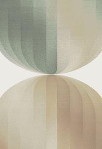 Paklājs iekštelpu Domoletti BOND, zaļa krās./brūngans krās., 230 cm x 160 cm