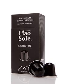 Kavos kapsulės CiaoSole Ristretto, 0.04 kg, 10 vnt.