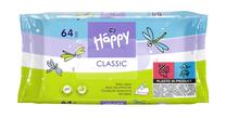 Drėgnos servetėlės kūdikiams Happy Classic, 64 vnt.