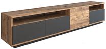 TV galds Kalune Design FR5 AA, antracīta krās./priedes krās., 180 cm x 44.5 cm x 44.6 cm