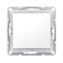 Slēdzis Schneider Electric Sedna SDN0100368, 1 kl, balta krās.