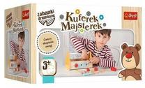 Žaislinis meistro įrankių rinkinys Trefl Wooden Toys Master Cube, įvairių spalvų