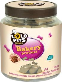 Лакомство для собак Lolo Pets Classic Bakery Chocolate Bones, 0.21 кг