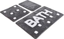 Комплект ковриков для ванны Foutastic Bath 359CHL4351, белый цв./серый цв., 100 см x 60 см