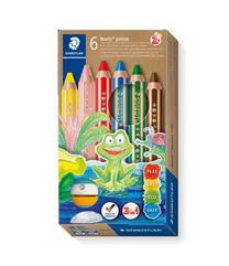 Spalvoti pieštukai Staedtler Buddy 3in1, 6 vnt.