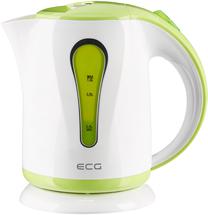 Elektriskā tējkanna ECG RK1022, 1 l, balta krās./zaļa krās.