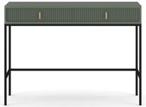 Konsoles galds Maggiore MA07, melna krās./zaļa krās., 50 cm x 104.2 cm x 77 cm