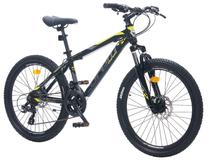 Dviratis kalnų Corelli Felix 2.2, 24 ", 14" rėmas, juoda sp./geltona sp./pilka sp.