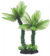 Akvārija dekorācija Zolux Duo Palm Tree, zaļa krās., 21 cm