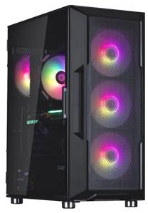 Стационарный компьютер Intop AMD Ryzen™ 7 7700X, 3 TB, DDR5 32 GB, SSD+HDD 1 TB 2 TB, Nvidia GeForce RTX 4060 Ti 8 GB GDDR6, Windows 11 RM36158WH