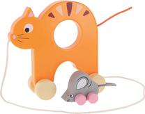 Развивающая игра Trefl Cat With Mouse, oранжевый цв./серый цв.