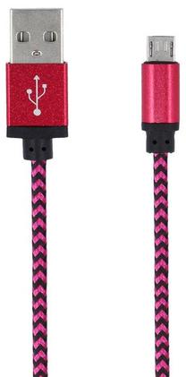 Laidas Forever USB To Micro USB, Micro USB/USB, 100 cm, rožinė sp.