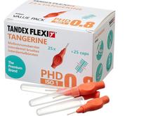 Zobu starpu birste Tandex Flexi Ultra, oranža krās.