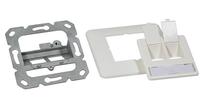Kabeļu turētājs Logilink Face Plate NK4021, balta krās.