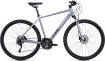 Velosipēds hibrīds Cube Nature EXC, 28 ", 22" rāmis, sudraba krās./melna krās.