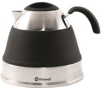 Arbatinukas Outwell, nerūdijantysis plienas/silikonas, 2.5 l, juoda sp.