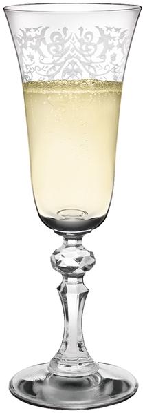 Šampanieša glāžu komplekts Krista, stikls, 0.150 l, 6 gab.