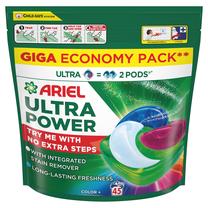 Kapsulas mazgāšanai Ariel Ultra Power Color+, 45 gab.