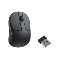 Belaidė žaidimų pelė Keychron M4 Wireless M4-A4, bluetooth / usb / 2.4ghz, juoda sp.
