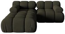 Modulinė sofa Micadoni Bellis 3d Son77, žalia sp., 188 x 188 cm x 64 cm