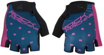 Велосипедные перчатки универсальный Rock Machine Race Gloves SF, синий цв./черный цв./фиолетовый цв., S