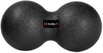 Masāžas bumbiņa HMS Double Massage Ball BLM02, melna krās., 12 cm