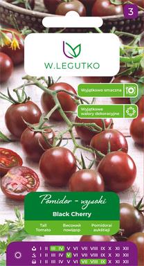 Sėklos, pomidorai BLACK CHERRY, 0.2 g