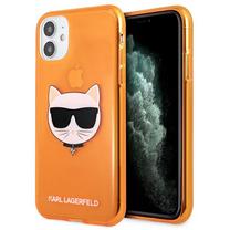 Telefono dėklas Karl Lagerfeld Choupette Fluo, oranžinė sp., Apple
